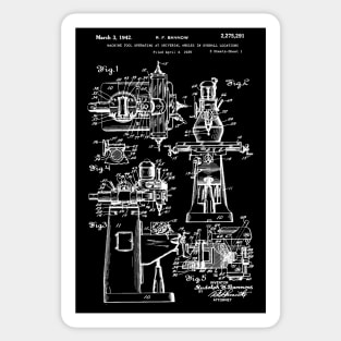 Bridgeport Milling Machine Patent 1942 Sticker